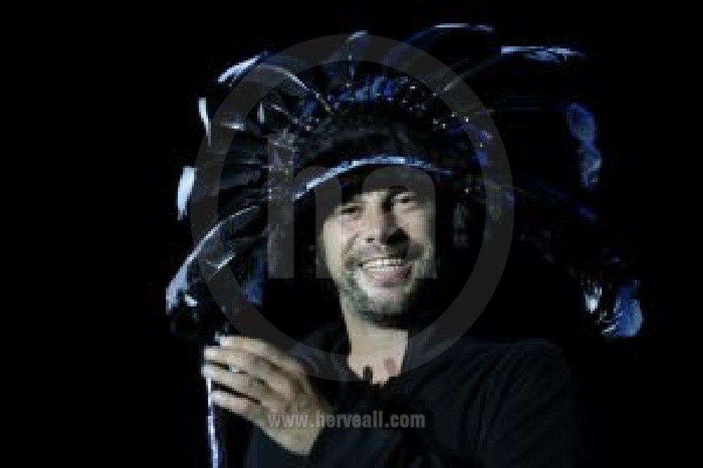 Jamiroquai smilling