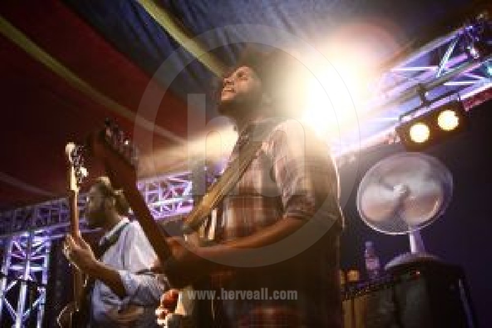 Orin Walters with Kaidi Tatham live band