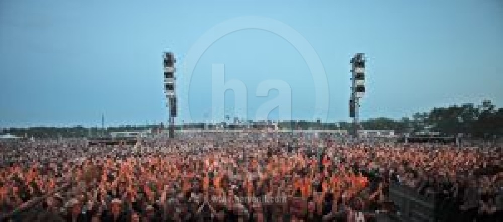 Muse audience of Roskilde 2010