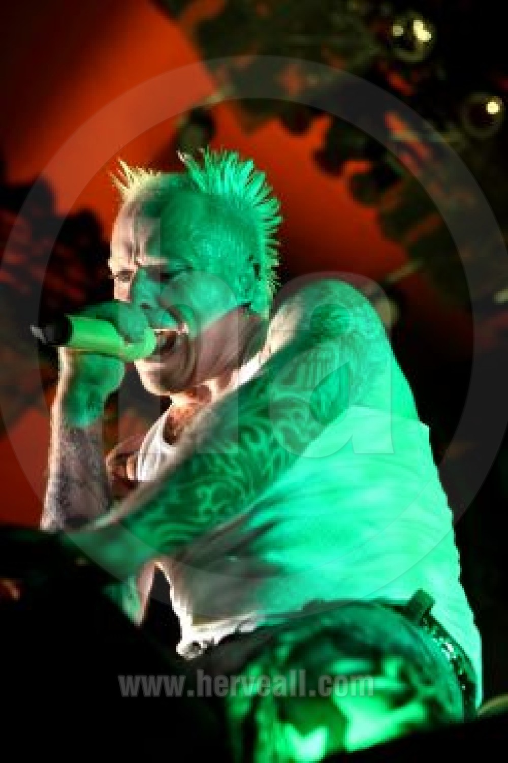 portrait Keith Flint of The Prodigy