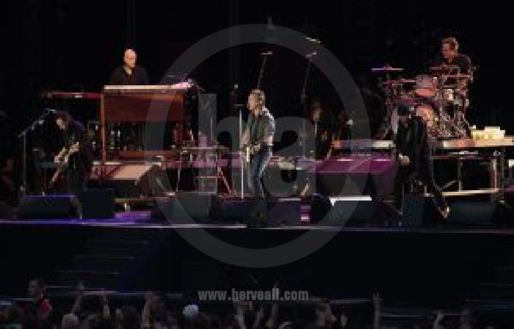Bruce Springsteen performing